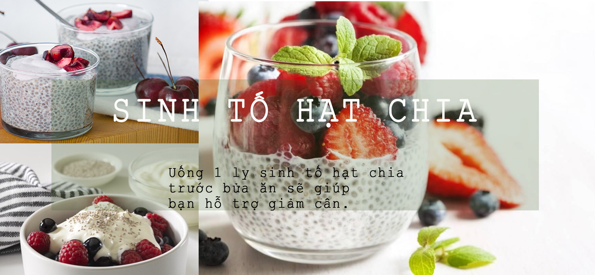 giảm cân với hạt chia 