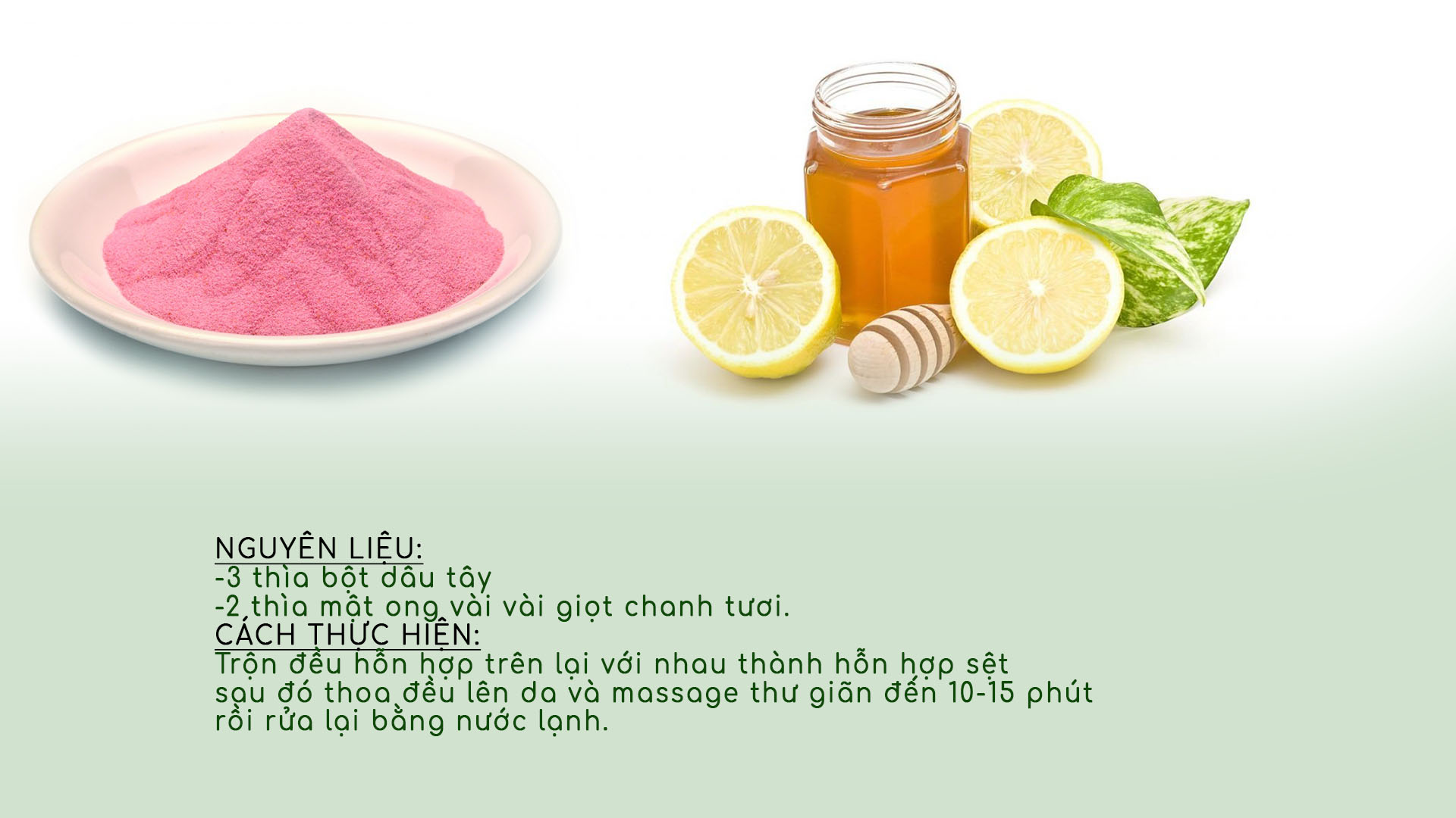 tẩy da chết dâu tây và mật ong