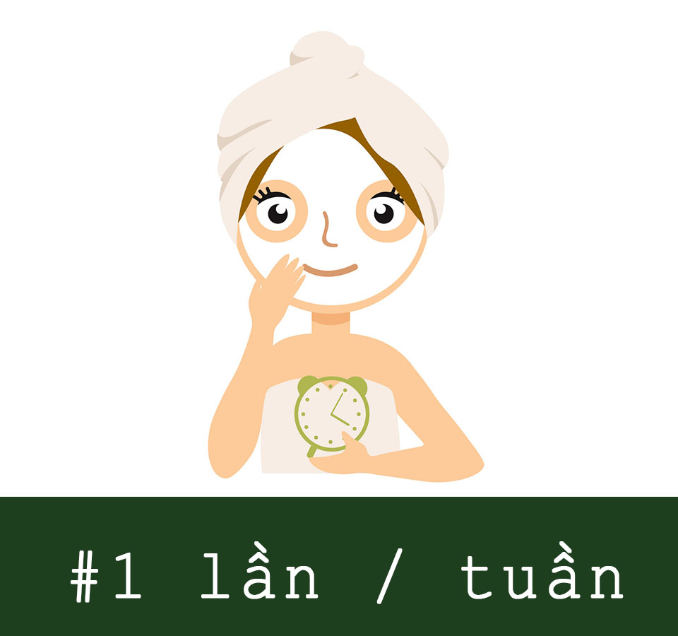 tẩy da chết 1 lần 1 tuần