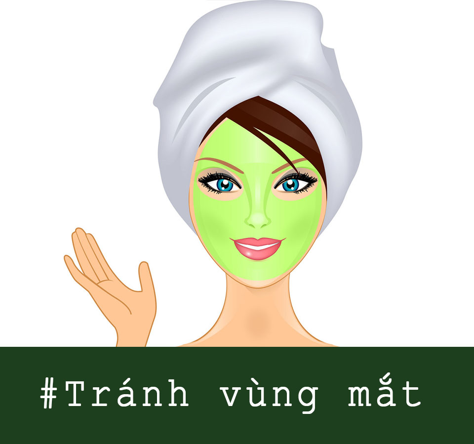 tránh vùng mắt