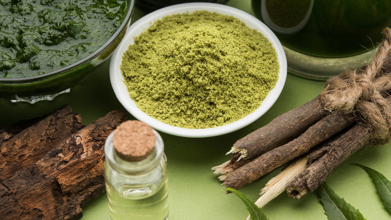 Công thức trị mụn bằng bột lá neem