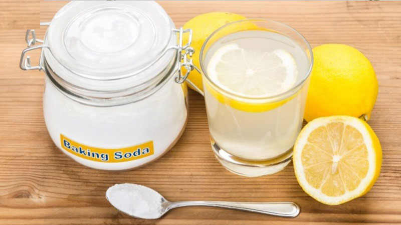 Trắng răng bằng baking soda và chanh