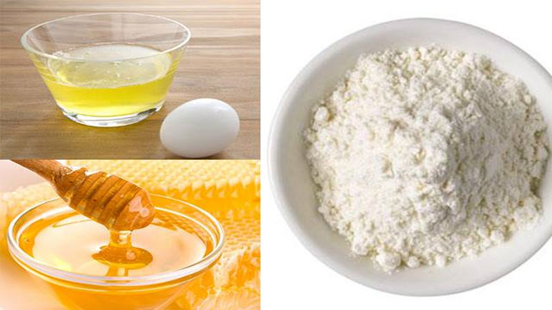 Bột Trứng Gà với mật ong