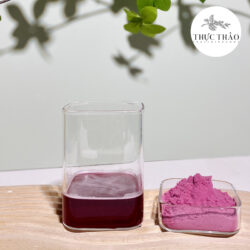 bột quả anh đào khi pha với nước