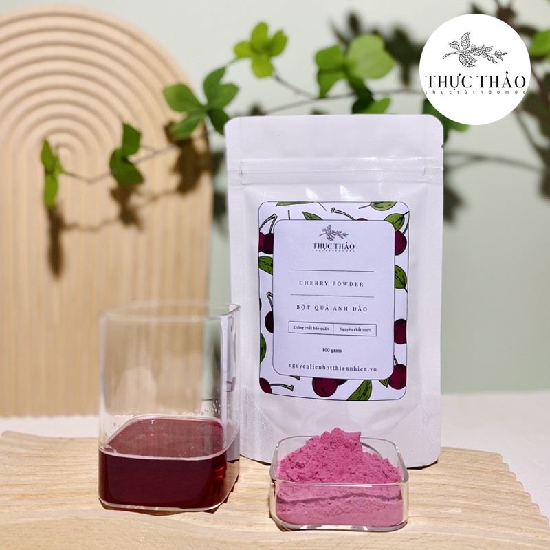 bot cherry nguyen chat bột cherry sấy thăng hoa nguyên chất 100%