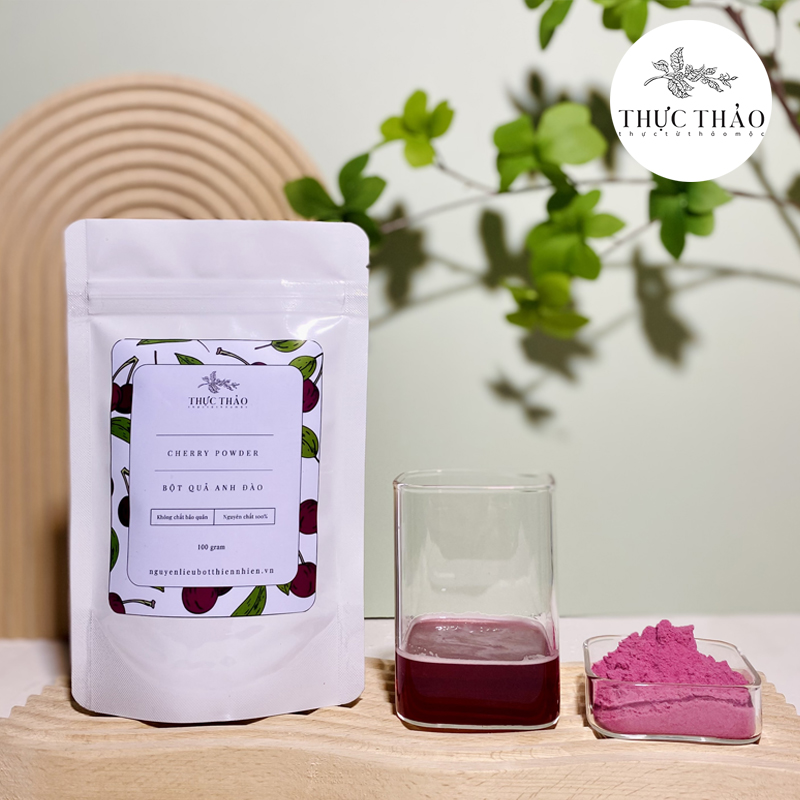 bot cherry say thang hoa bột quả anh đào nguyên chất sấy thăng hoa