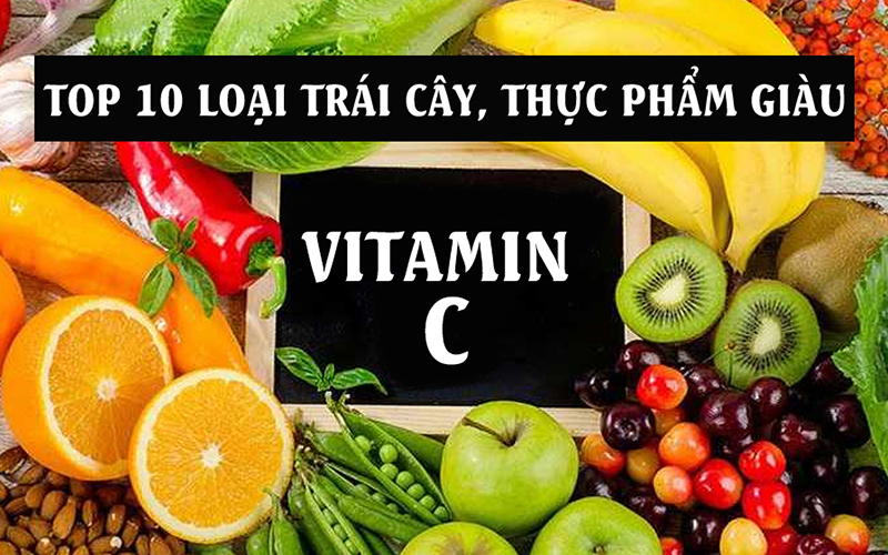 Những loại thực phẩm trái cây giàu vitamin C