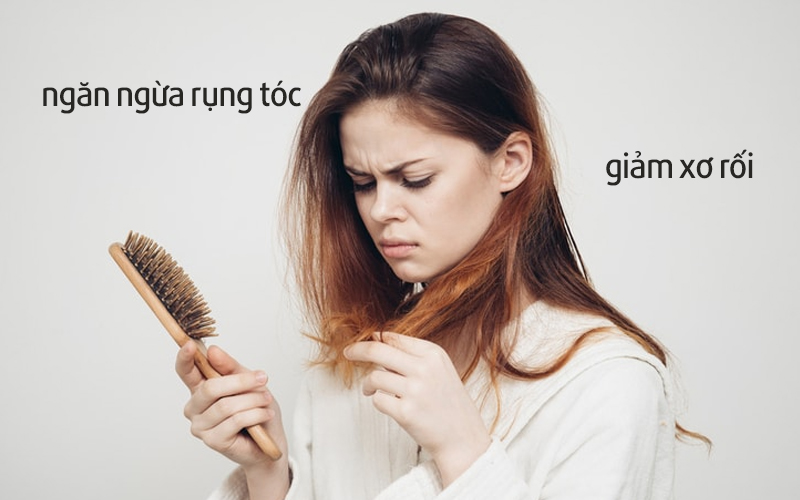 giảm rụng tóc, ngăn ngừa xơ rối nhờ gội đầu từ cỏ mần trầu