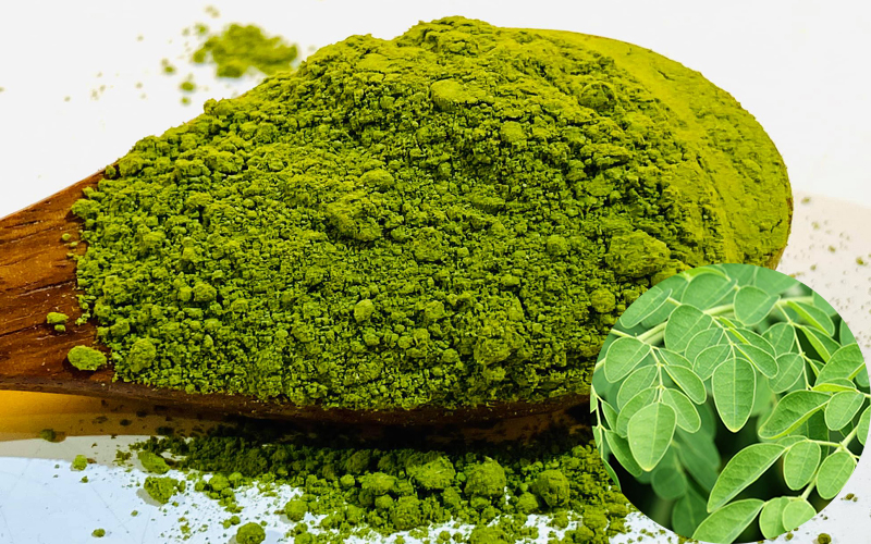 mặt nạ bột chùm ngây trị mụn, sáng da