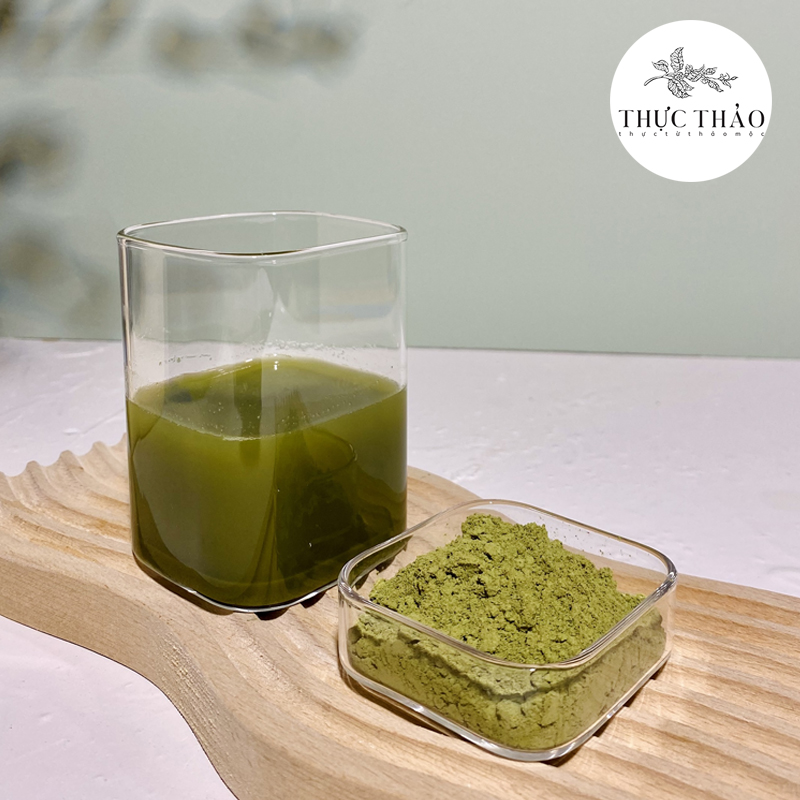 bot tra xanh nguyen chat khi pha voi nuoc Bột trà xanh nguyên chất khi pha với nước