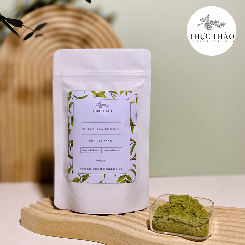 bot tra xanh nguyen chat Bột trà xanh Nhật Bản