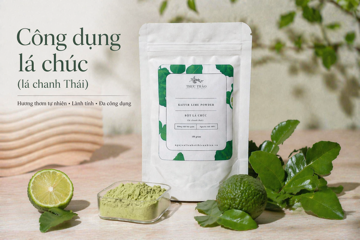 Công dụng lá chúc (lá chanh Thái)
