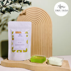 bột trái kiwi khi pha với nước