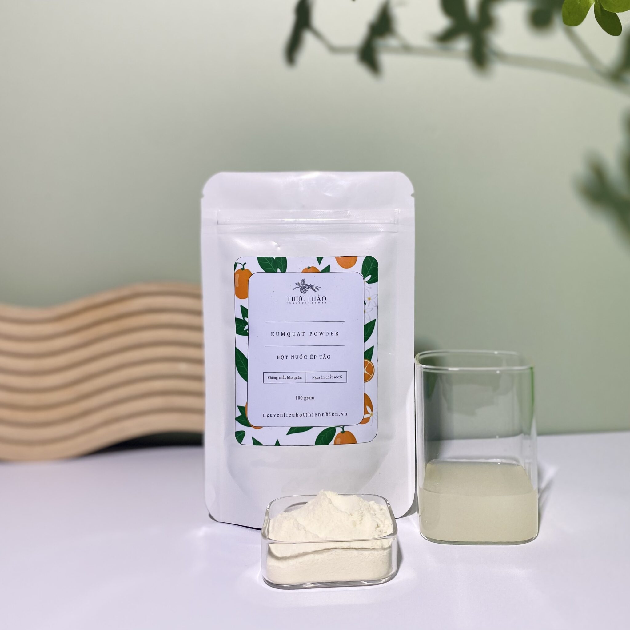 Bột nước ép tắc sấy phun hòa tan nhanh quy cách gói 1kg xưởng Ka Đô